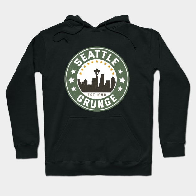 Seattle Grunge Hoodie by SunsetSurf